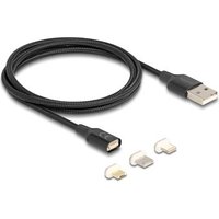 DELOCK USB-Kabel Magnetisch 3 in 1 8Pin Lighting USBMB/T-C