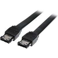 StarTech.com Shielded External eSATA Cable - eSATA cable - Serial ATA 150 - eSATA (M) to eSATA (M) - 3 ft - black - ESATA3 - eSATA cable - 91 cm