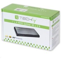 TECHLY HDMI Splitter 4K UHD 3D 4-Wege