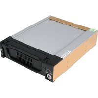 Startech 5.25 in Rugged SATA Hard Drive Mobile Rack Drawer - Aluminum Removable Hard Drive Bay (DRW150SATBK) - storage mobile rack