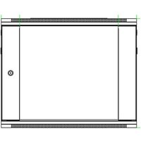 All-Rack - wall mount cabinet - 600 x 450 mm (WxD) - 9U