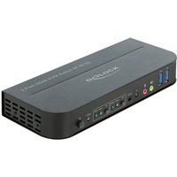 DELOCK HDMI KVM Switch 4K 60Hz USB Audio