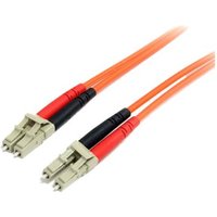 Startech 5m Fiber Optic Cable - Multimode Duplex 62.5/125 - LSZH - LC/LC - OM1 - LC to LC Fiber Patch Cable (FIBLCLC5) - patch cable - 5 m - 5 m - orange