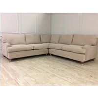 Helston 3 X 3 Seater Corner Sofa Bed In Linen Cotton Sepia Helston 3 X 3 Seater Corner Sofa Bed In Linen Cotton Sepia