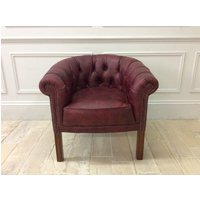 Click to view product details and reviews for Victorian Tub Chair In Vintage Oxblood. Click to view product details and reviews for Victorian Tub Chair In Vintage Oxblood.