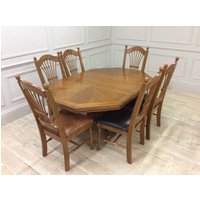 Click to view product details and reviews for Wooden Octagonal Dining Table With Dining Chairs. Click to view product details and reviews for Wooden Octagonal Dining Table With Dining Chairs.
