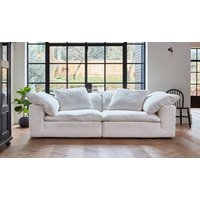 Click to view product details and reviews for Feather Extra Deep Fabric 3 Seater Sofa In White Linen. Click to view product details and reviews for Feather Extra Deep Fabric 3 Seater Sofa In White Linen.