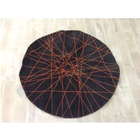 Click to view product details and reviews for Brown And Orange Web Round Rug Tw. Click to view product details and reviews for Brown And Orange Web Round Rug Tw.