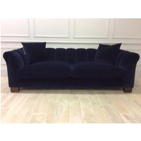 Grand Rockingham Sofa In Stain Resistant Velvet Navy Grand Rockingham Sofa In Stain Resistant Velvet Navy