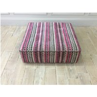 Click to view product details and reviews for Alice Footstool In Pink And Grey Check. Click to view product details and reviews for Alice Footstool In Pink And Grey Check.