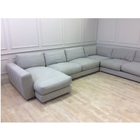 Uppingham Corner Sofa With Left Hand Facing Chaise In Sahara Brushed Cotton Ash Uppingham Corner Sofa With Left Hand Facing Chaise In Sahara Brushed Cotton Ash