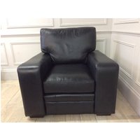 Sloane Chair In Old English Black Leather Sloane Chair In Old English Black Leather