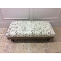 Dorset Footstool In Arbon Putty Fabric Cotswold Leather Dorset Footstool In Arbon Putty Fabric Cotswold Leather