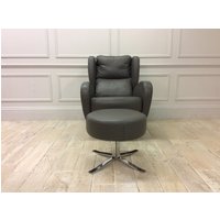 Click to view product details and reviews for Raphael Swivel Chair And Footstool In Dalmata 92 Leather. Click to view product details and reviews for Raphael Swivel Chair And Footstool In Dalmata 92 Leather.