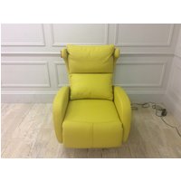 Click to view product details and reviews for Serena Chair With Electric Recliner In Yellow Leather. Click to view product details and reviews for Serena Chair With Electric Recliner In Yellow Leather.