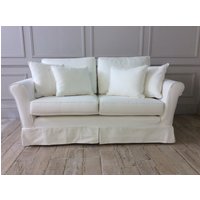 Jude Small Sofa In Coconut Brushed Cotton Fabric Jude Small Sofa In Coconut Brushed Cotton Fabric