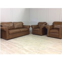 Click to view product details and reviews for Belgravia 3 Seater Sofa Plus 2 Arm Chairs In Dune Toffee Leather. Click to view product details and reviews for Belgravia 3 Seater Sofa Plus 2 Arm Chairs In Dune Toffee Leather.