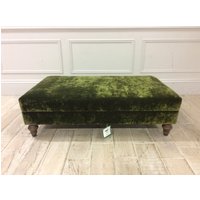 Click to view product details and reviews for Galloway Large Footstool In Vintage Fir R7.