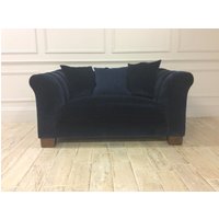 Click to view product details and reviews for Rockingham Loveseat In Stain Resistant Velvet Navy. Click to view product details and reviews for Rockingham Loveseat In Stain Resistant Velvet Navy.