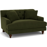 Charnwood Love Seat In Easy Clean Plush Velvet Juniper Charnwood Love Seat In Easy Clean Plush Velvet Juniper