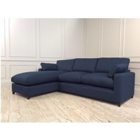 Click to view product details and reviews for Corby Storage Chaise Sofa Bed In Berwick Navy. Click to view product details and reviews for Corby Storage Chaise Sofa Bed In Berwick Navy.