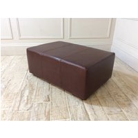 Click to view product details and reviews for Sloane Leather Footstool In Old English Hazel. Click to view product details and reviews for Sloane Leather Footstool In Old English Hazel.