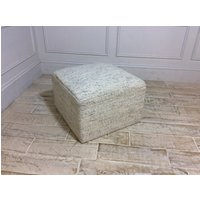 Click to view product details and reviews for Small Square Footstool In Flecked Fleece. Click to view product details and reviews for Small Square Footstool In Flecked Fleece.