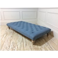 Click to view product details and reviews for Stirling Footstool In Denim. Click to view product details and reviews for Stirling Footstool In Denim.