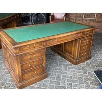 Click to view product details and reviews for Wooden Captains Desk With Drawers And Green Top. Click to view product details and reviews for Wooden Captains Desk With Drawers And Green Top.
