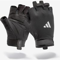Photos - Gym Gloves Adidas Essential Training Graphic Gloves Pure Black White - L