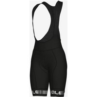 Photos - Cycling Clothing Ale Alé Graphics PRR Strada Bib Shorts Black White Women - XL