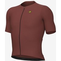 Photos - Cycling Clothing Ale Alé PR.E-Earthy Jersey short sleeve brown - M