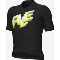 Photos - Cycling Clothing Ale Alé PR-E Sauvage 2.0 Short Sleeve Jersey Black - L