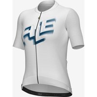 Photos - Cycling Clothing Ale Alé PR-E Sauvage 2.0 Short Sleeve Jersey White Women - L