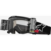 Photos - Motorcycle Goggles / Face Mask Alpinestars Vision 5 Corp Roll Off Black Clear mask