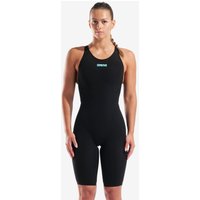 Photos - Swimwear Arena Powerskin Veloce Kneeskin Open Back Swimsuit Black Blue Women - 28