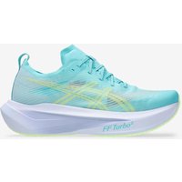 Asics Megablast Homme Bleu Marine chaussure Chaussures ASICS Megablast bleu eau blanc - 40