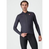 Photos - Cycling Clothing Castelli Puro 4 Long Sleeve Jersey Dark Grey - S