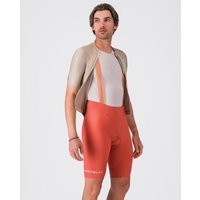 Photos - Cycling Clothing Castelli Espresso 2 Bib Shorts Bright Orange - 3XL
