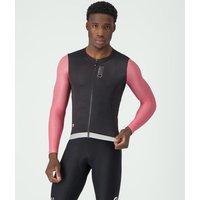 Photos - Cycling Clothing Castelli Corretto Long Sleeve Jersey Black Pink - S