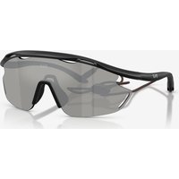 Photos - Sunglasses EA7 Rycer Pro Q74002 Matte Black with Silver Mirror / Brown Lenses CE