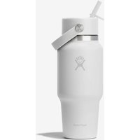Photos - Hydration Gear Hydro Flask Wide Flex Straw Travel 710 ml insulated bottle white