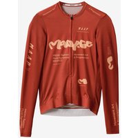 Photos - Cycling Clothing MAAP Strata Pro Air 3.0 long sleeve jersey spicy red women - XS
