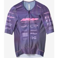 Photos - Cycling Clothing MAAP Beta Pro short sleeve Aero jersey violet women - L