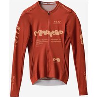 Photos - Cycling Clothing MAAP Strata Pro Air 3.0 long sleeve jersey red tile women - XS