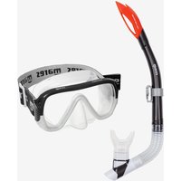 Photos - Swimming Mask Mares Keewee Splash Set black red