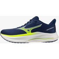 Mizuno Wave Inspire 22 Bleu / Jaune Homme chaussure Chaussures Mizuno Wave Inspire 22 bleu nuit jaune - 40