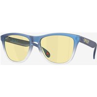 Photos - Sunglasses Oakley Frogskins X Fortnite Matte Cyan Blue Clear Shift Fade Glasses with Prizm Gaming 2.0 Lenses