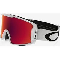 Photos - Ski Goggles Oakley Line Miner Prizm Torch Iridium Goggles White
