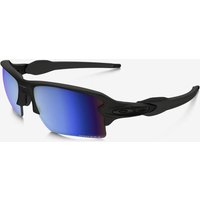 Photos - Sunglasses Oakley Flak 2.0 XL Glasses Matte Black with Polarized Prizm Deep Water Lenses